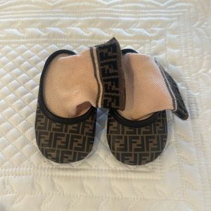 Fendi baby newborn shoes
